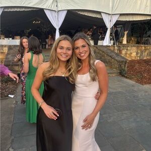 Amsale bridesmaid dress from Bella Bridesmaids (Faille in Ballet)